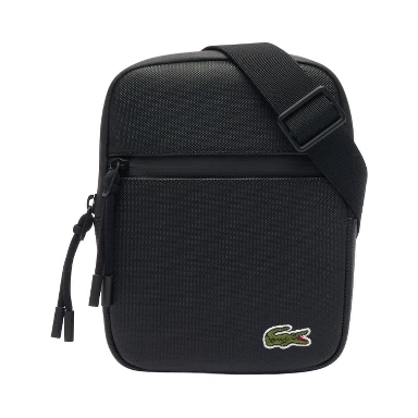 LCST Coated Canvas Small Flat Crossbody Bag