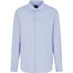 ARMANI EXCHANGE Shirts Clear Blue