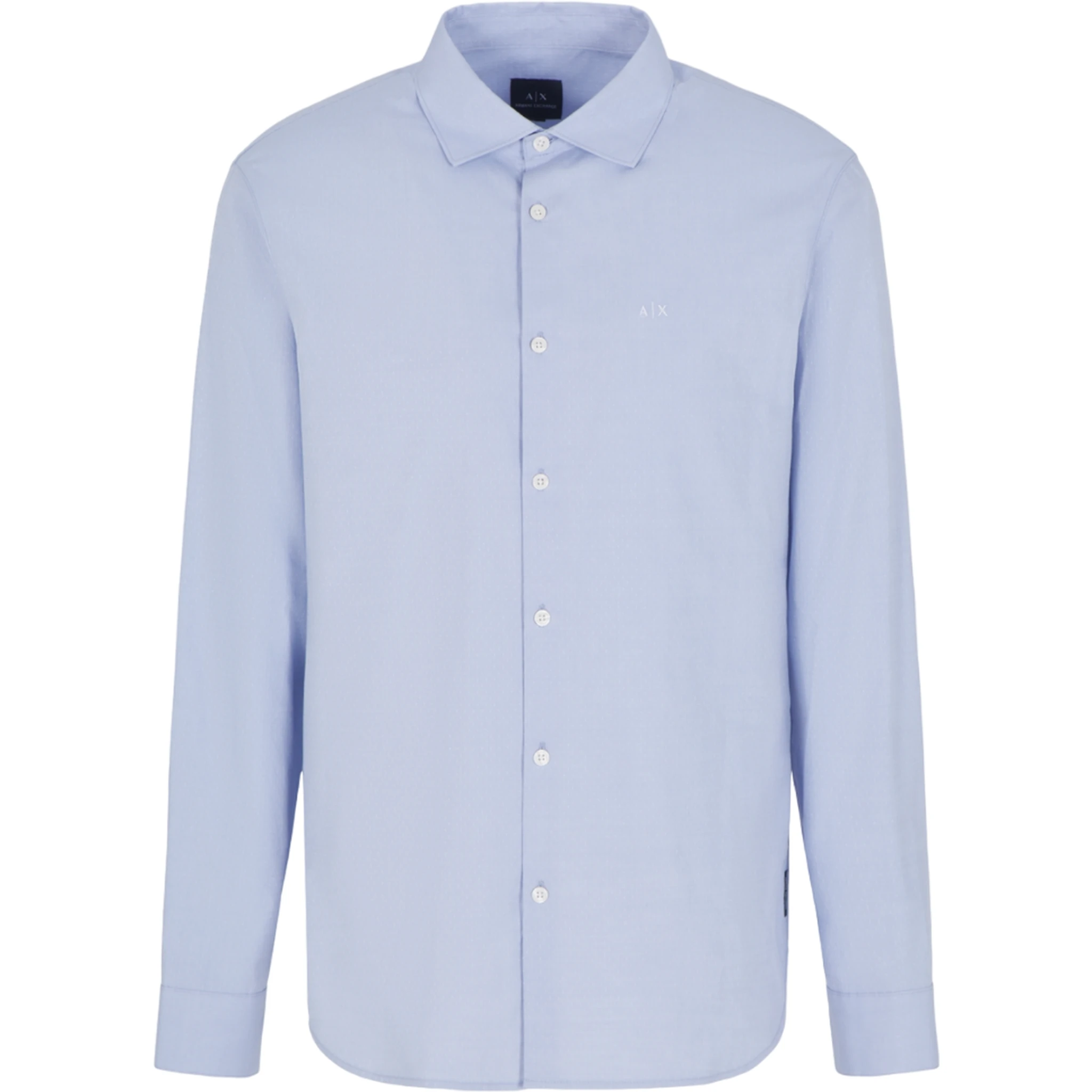 ARMANI EXCHANGE Shirts Clear Blue