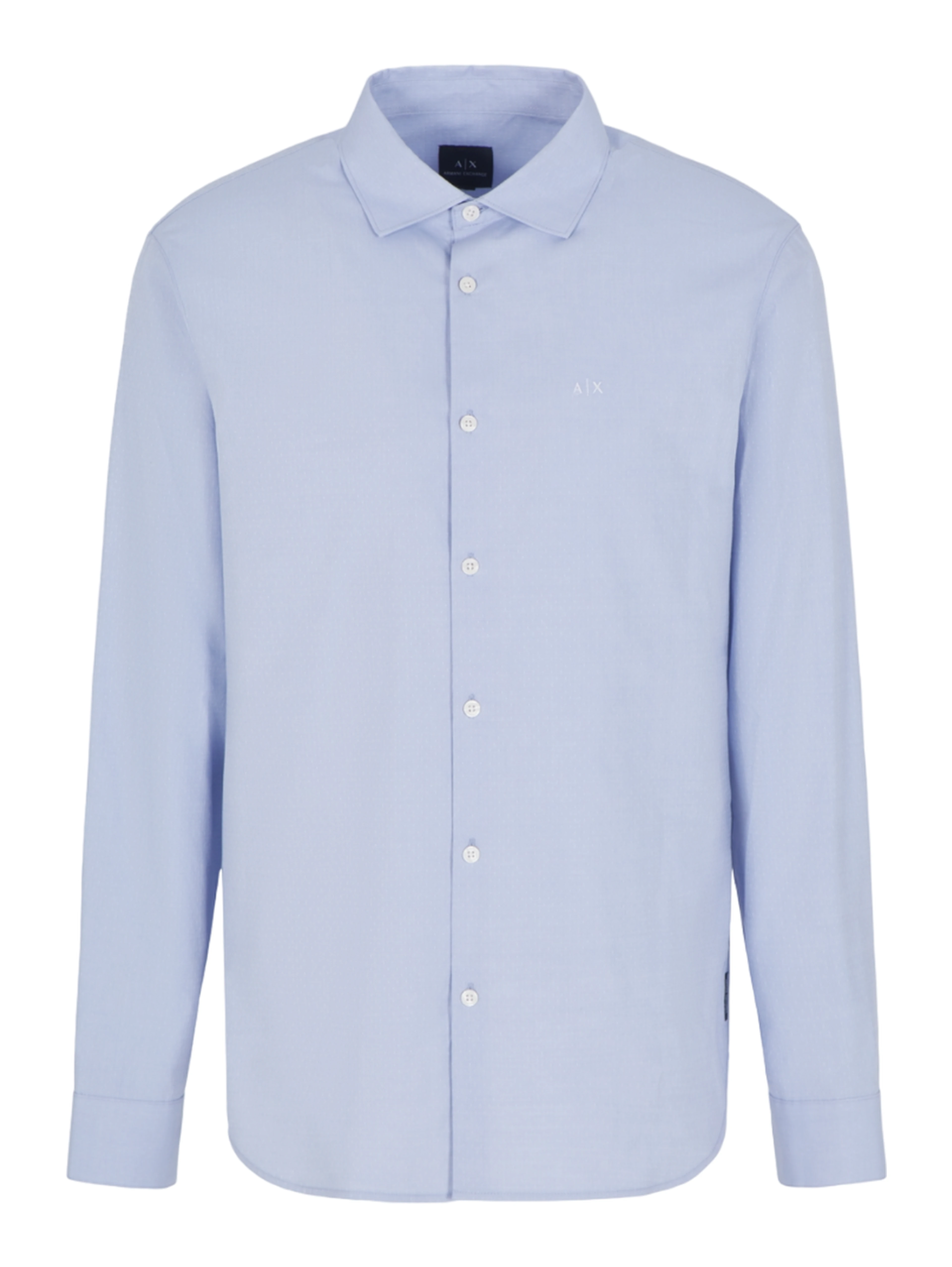 ARMANI EXCHANGE Shirts Clear Blue