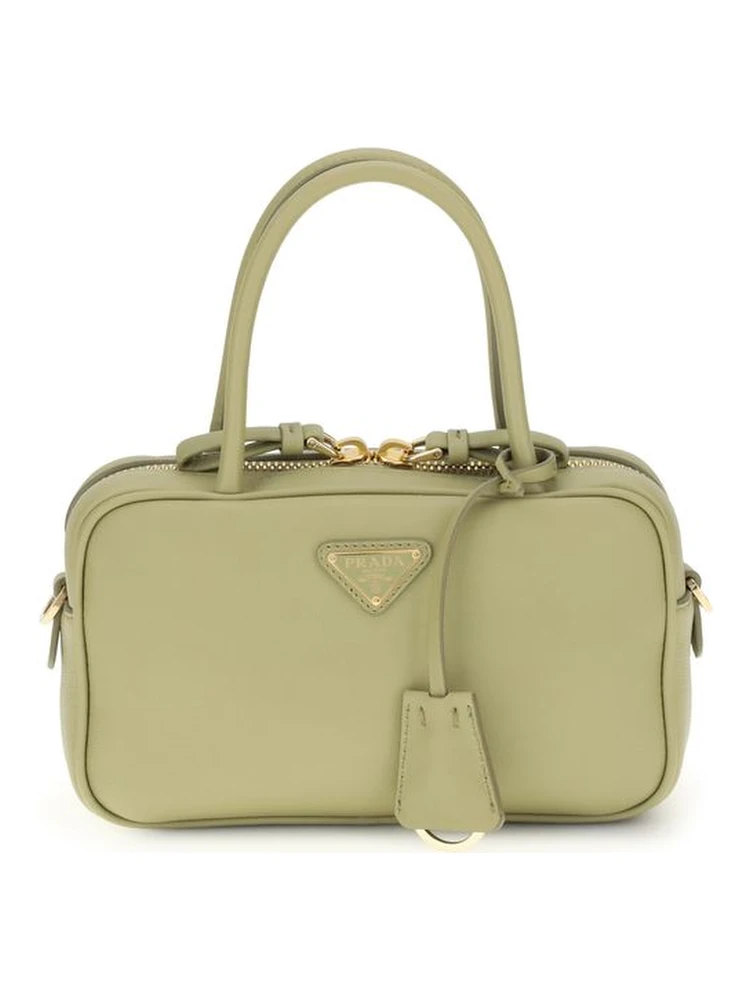 Green Calf Leather Bos Taurus Handbag