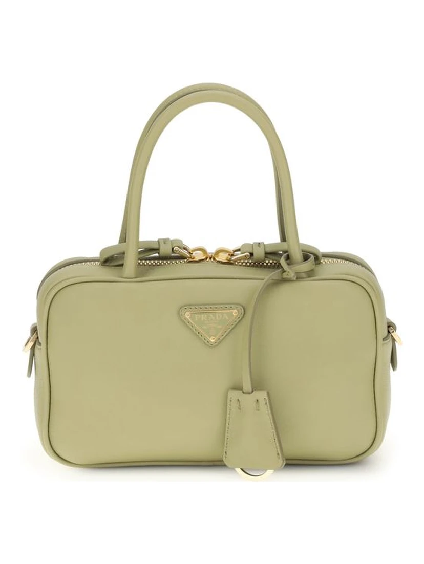 Green Calf Leather Bos Taurus Handbag
