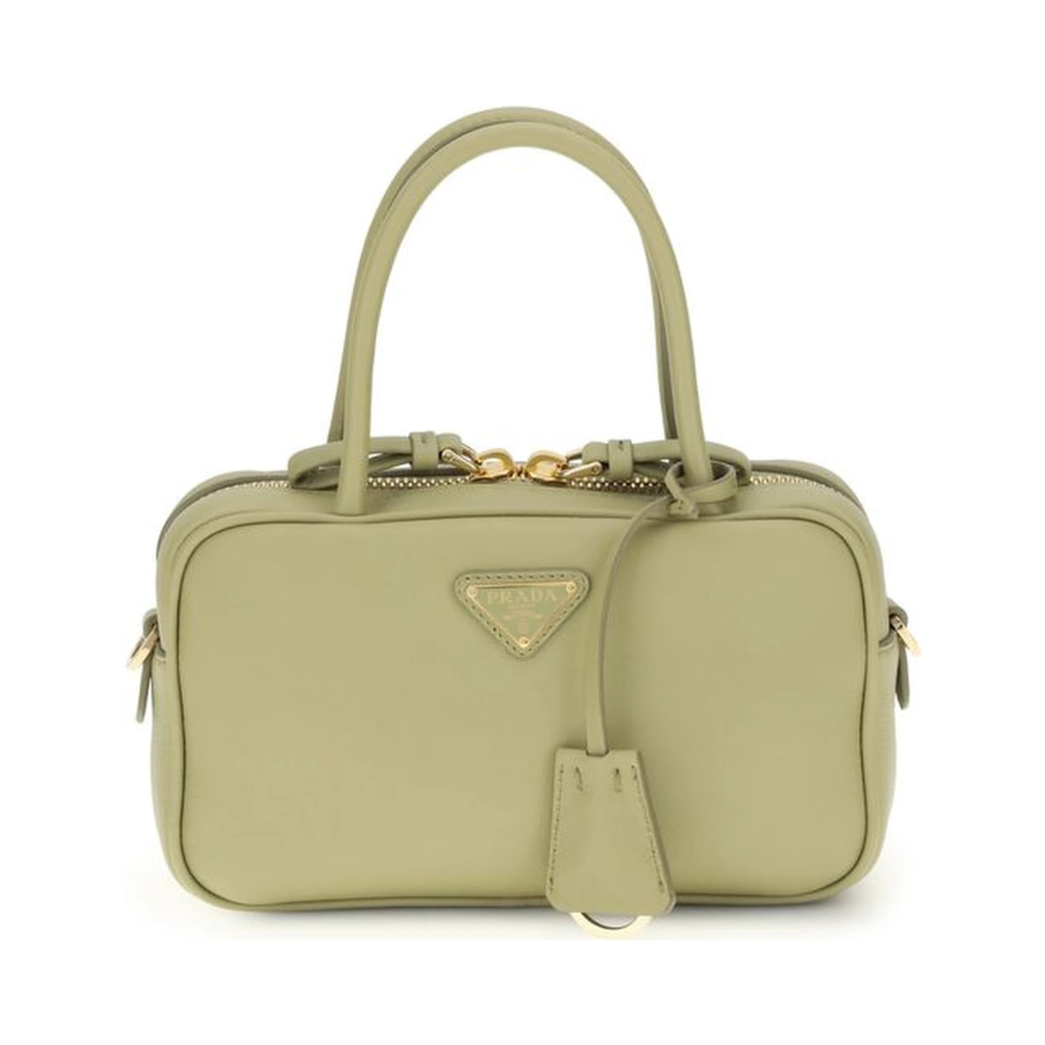 Green Calf Leather Bos Taurus Handbag