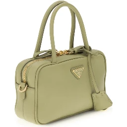Green Calf Leather Bos Taurus Handbag