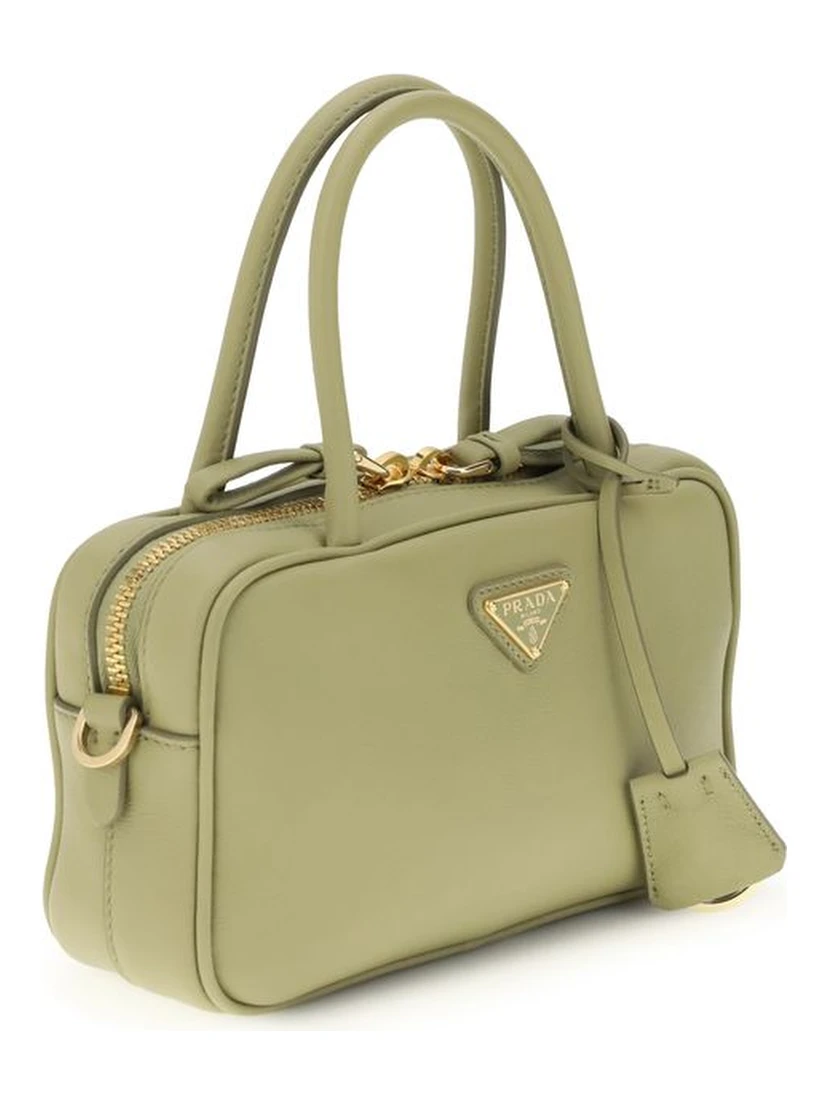 Green Calf Leather Bos Taurus Handbag