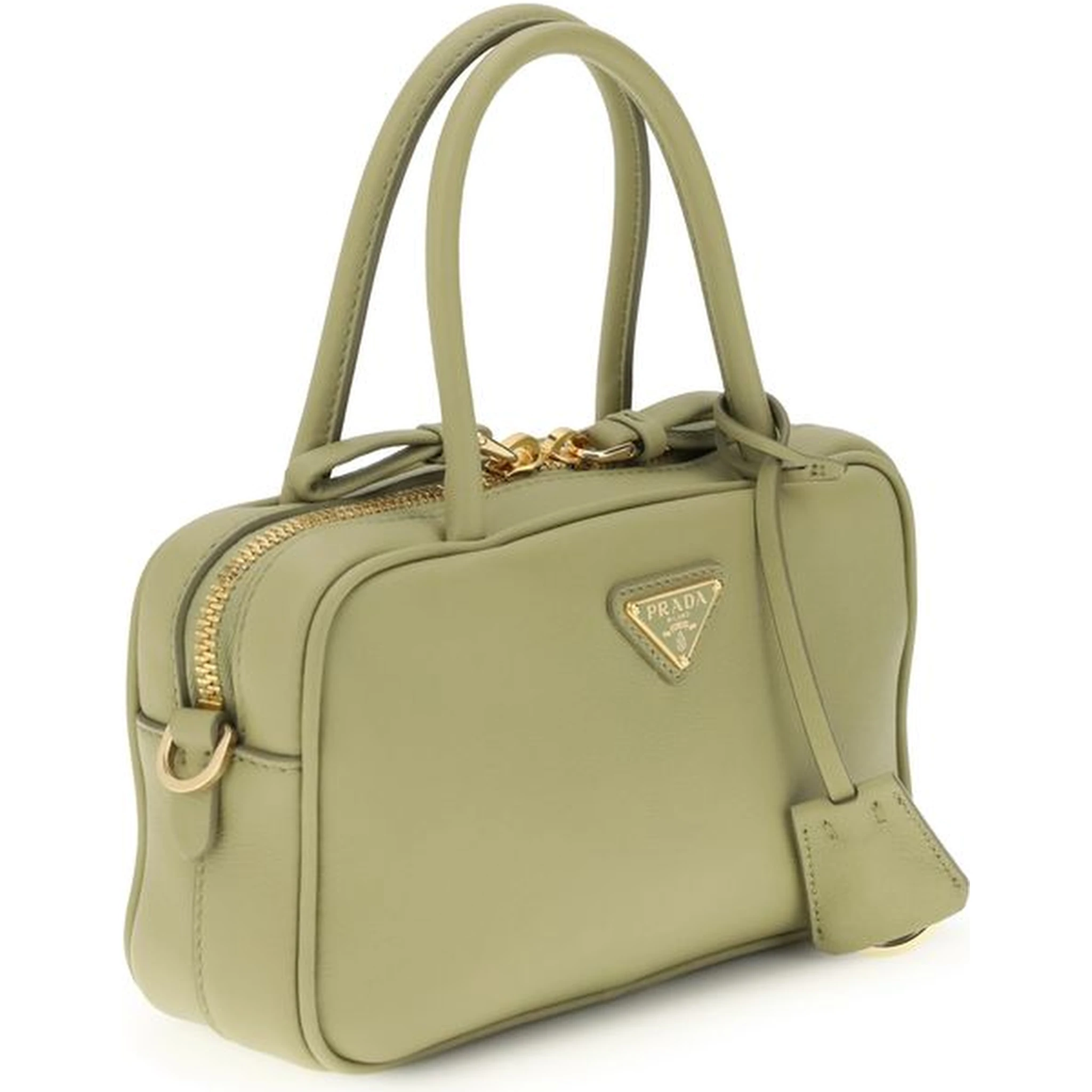 Green Calf Leather Bos Taurus Handbag