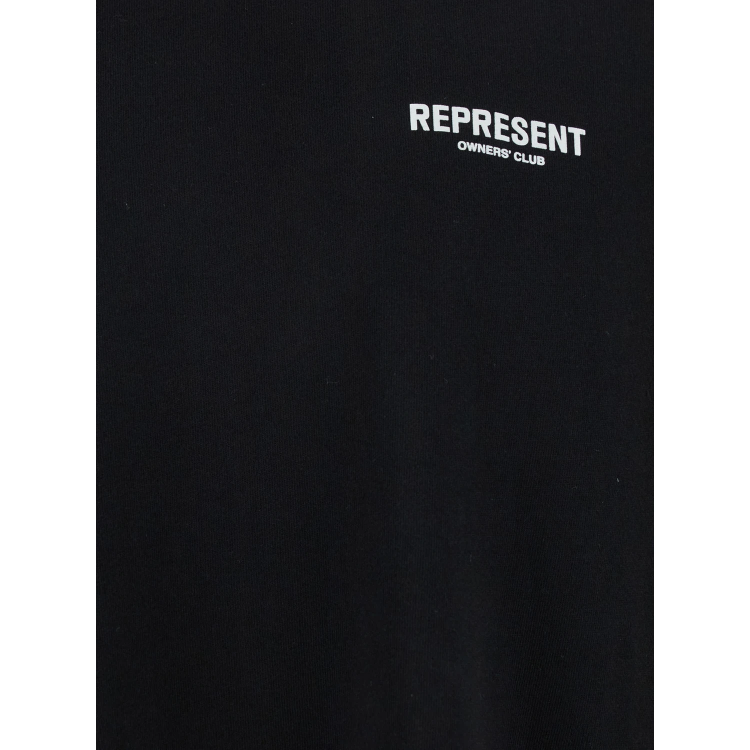 Black T-Shirt with Logo on the Front and Maxi Logo on the Back in Cotton Man
