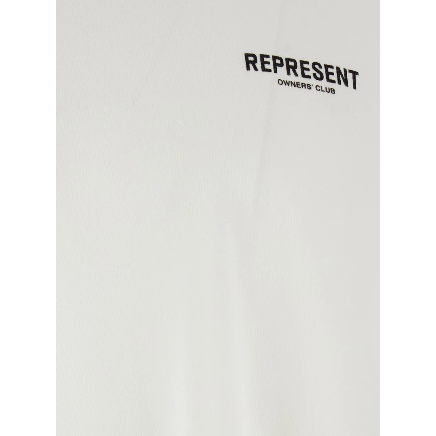 White T-Shirt with Logo on the Front and Maxi Logo on the Back in Cotton Man