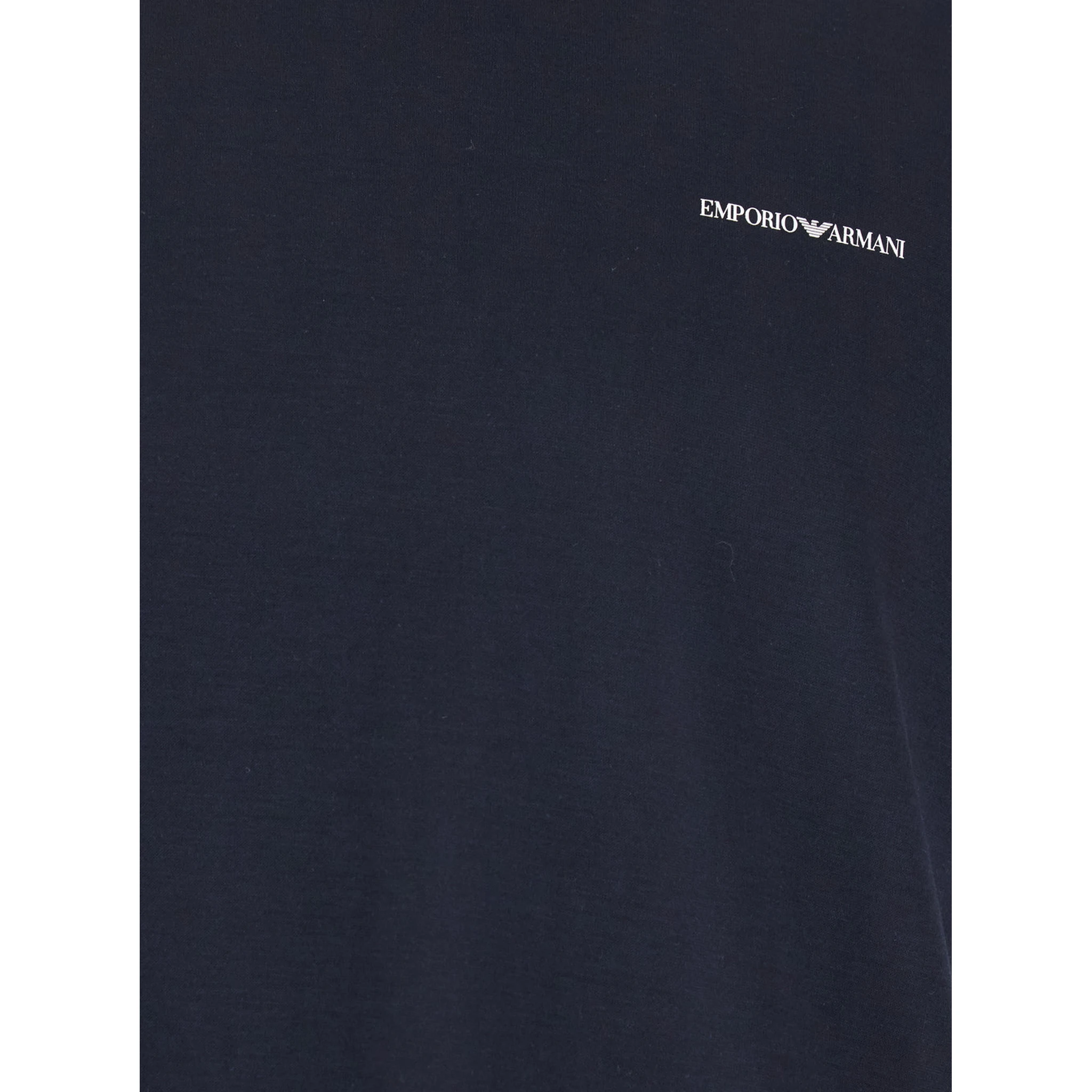 Blue T-Shirt with Logo Lettering on the Front in Cotton and Lyocell Blend Man