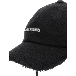 Cappello Le Casquette Artichaut con Coulisse in Cotone Nero Uomo