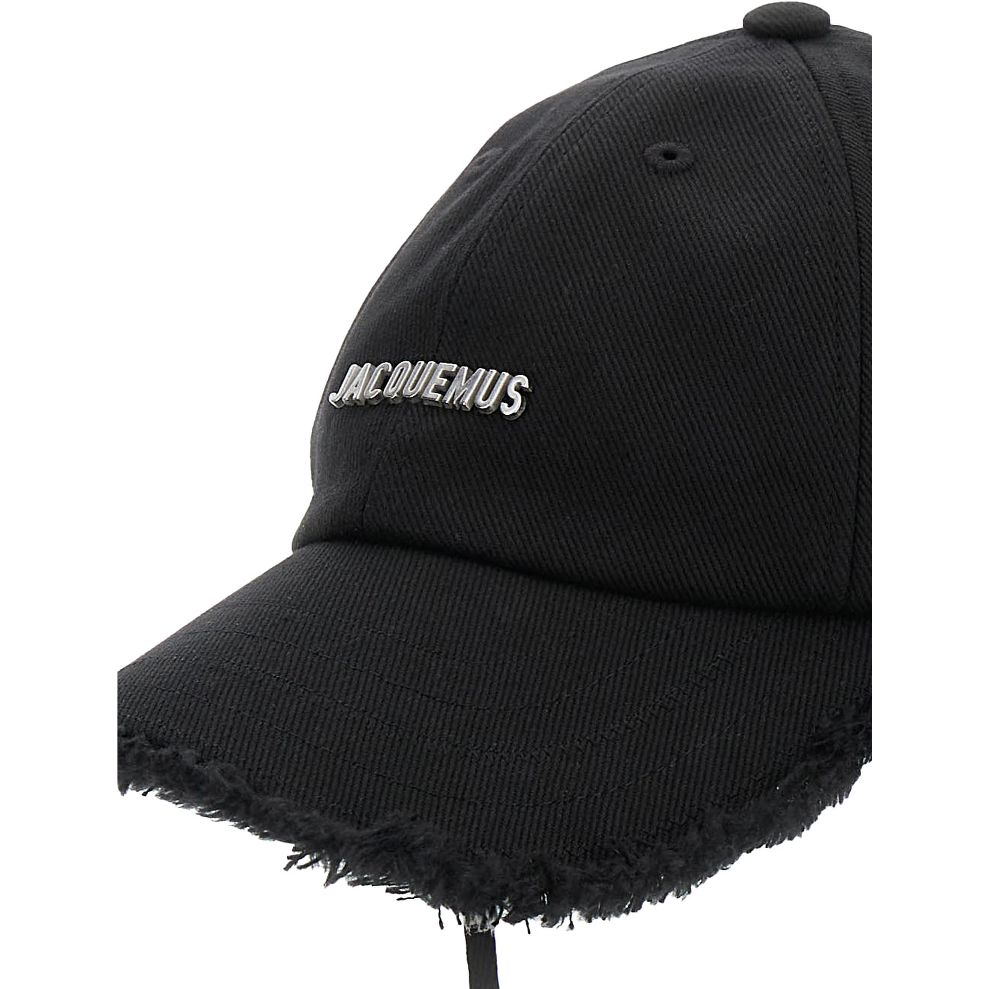 Cappello Le Casquette Artichaut con Coulisse in Cotone Nero Uomo