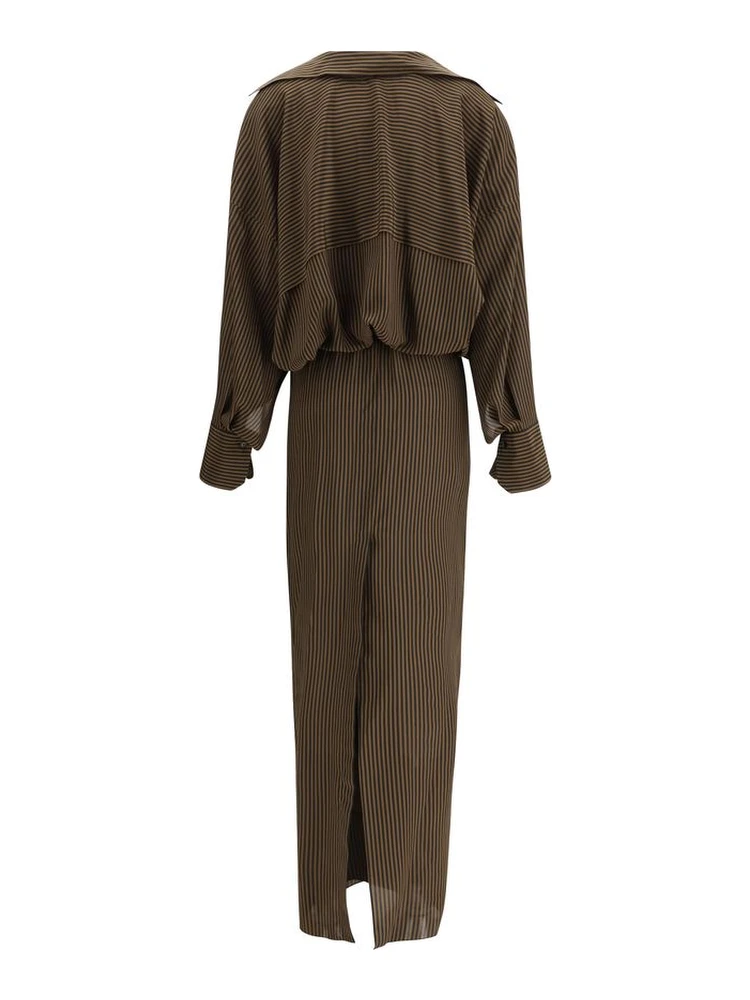 Multicolor Silk Casual Dress alternative