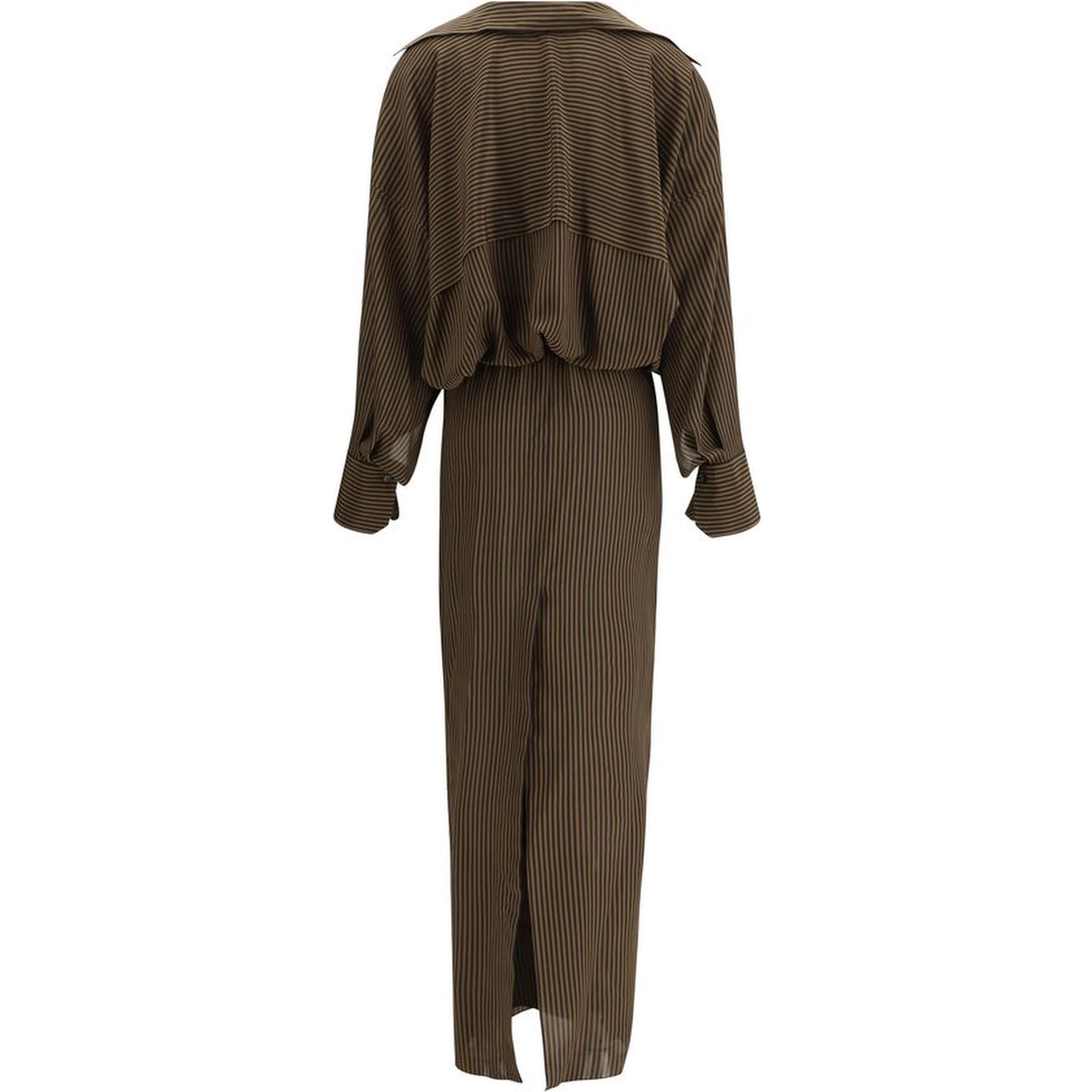 Multicolor Silk Casual Dress