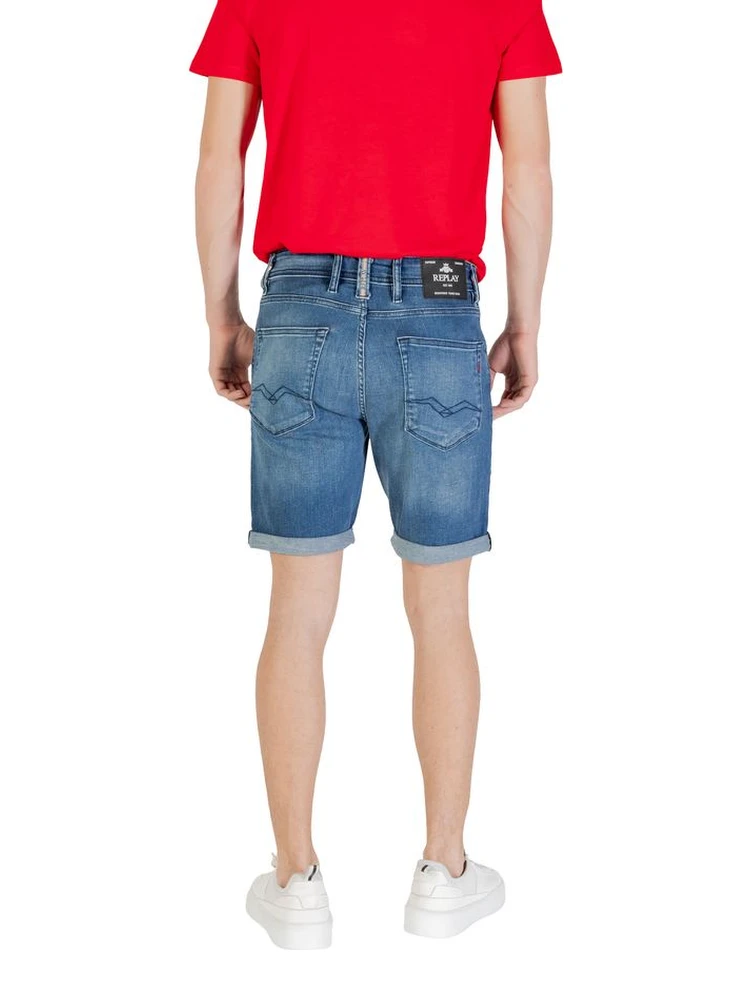Blue Cotton Bermuda Shorts alternative