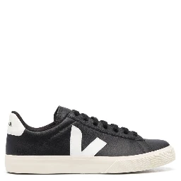 Campo Black and White Low Top Sneakers in Vegan Leather Unisex