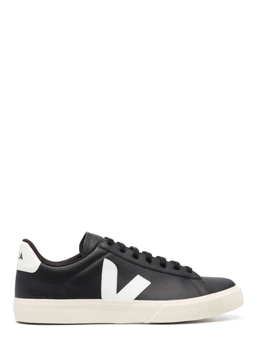 Campo Black and White Low Top Sneakers in Vegan Leather Unisex