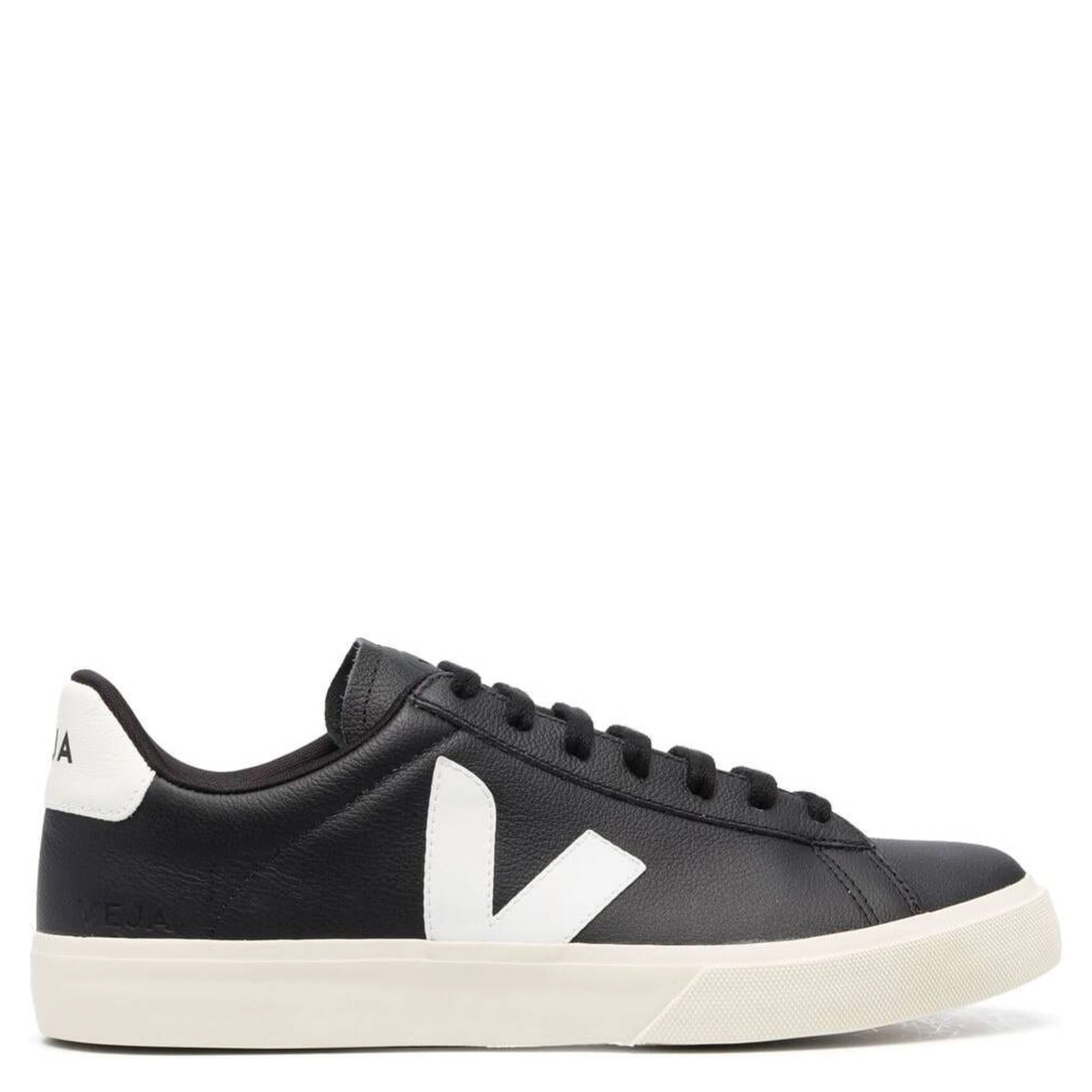 Campo Black and White Low Top Sneakers in Vegan Leather Unisex