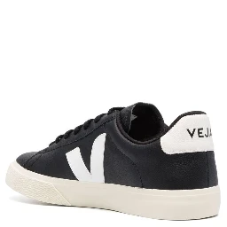 Campo Black and White Low Top Sneakers in Vegan Leather Unisex