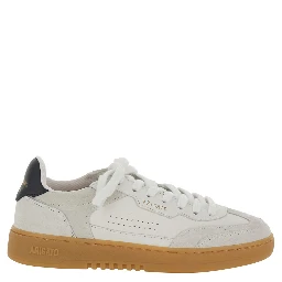 Dice T-Toe White Low Top Sneakers with Logo Patch on the Tongue and Logo Lettering on the Rear in Leather Woman