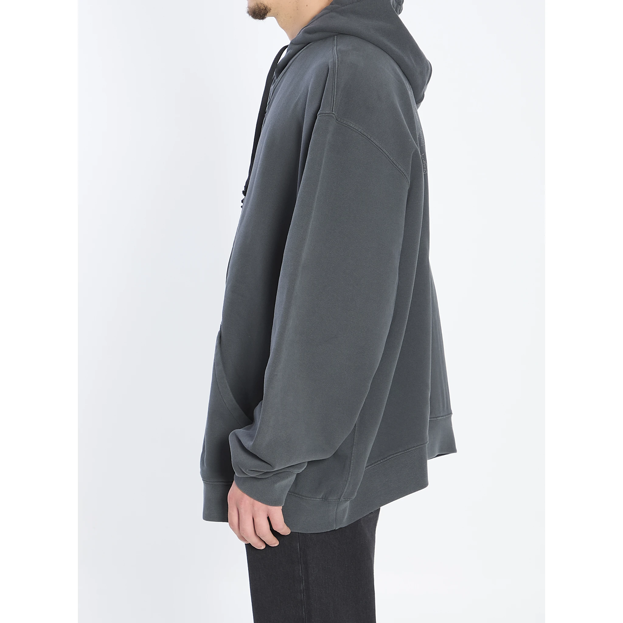 Hoodie with numeric logo