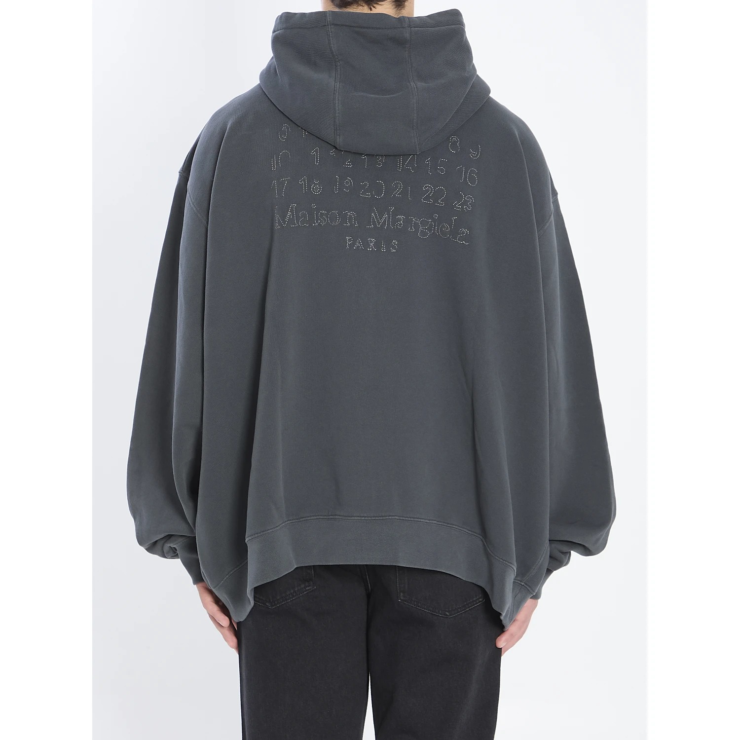Hoodie with numeric logo