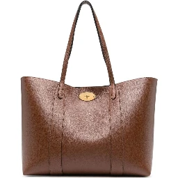 Brown Bayswater Hand bag with Flap Detail in Leather Woman