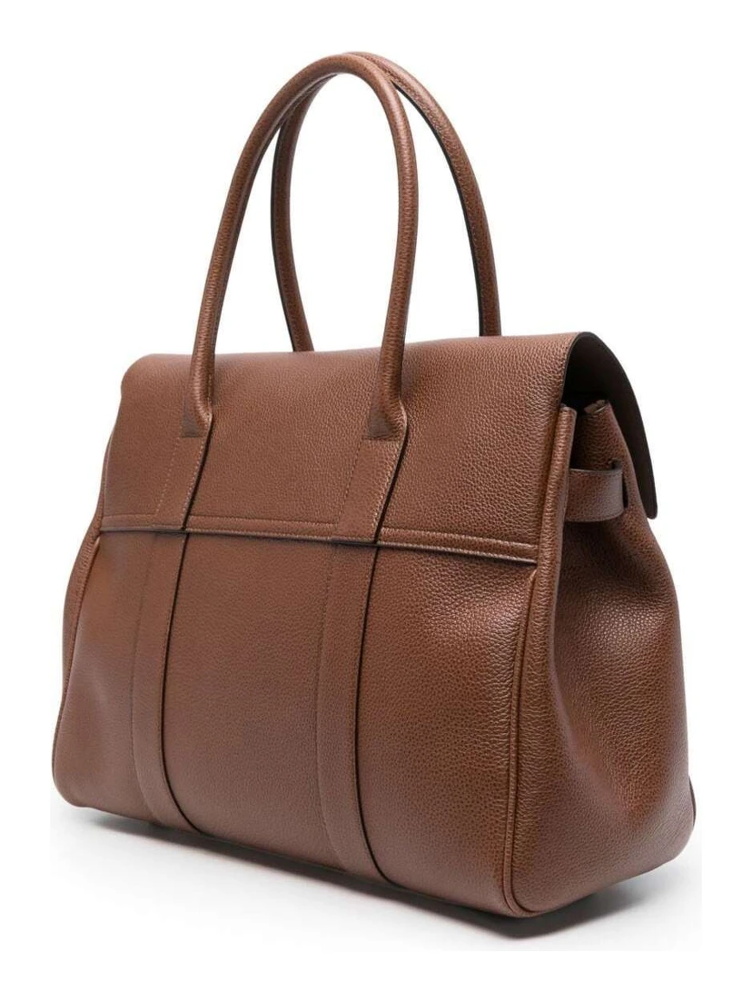 Bayswater Brown Leather Handbag Mulberry Woman