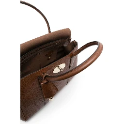 Bayswater Brown Leather Handbag Mulberry Woman