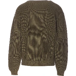 ribbed-knit jumper