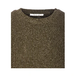 ribbed-knit jumper