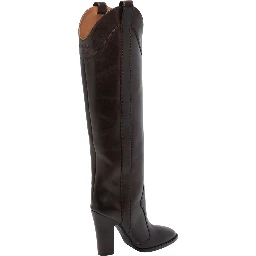 100mm Lavinia pointed over-the-knee boots