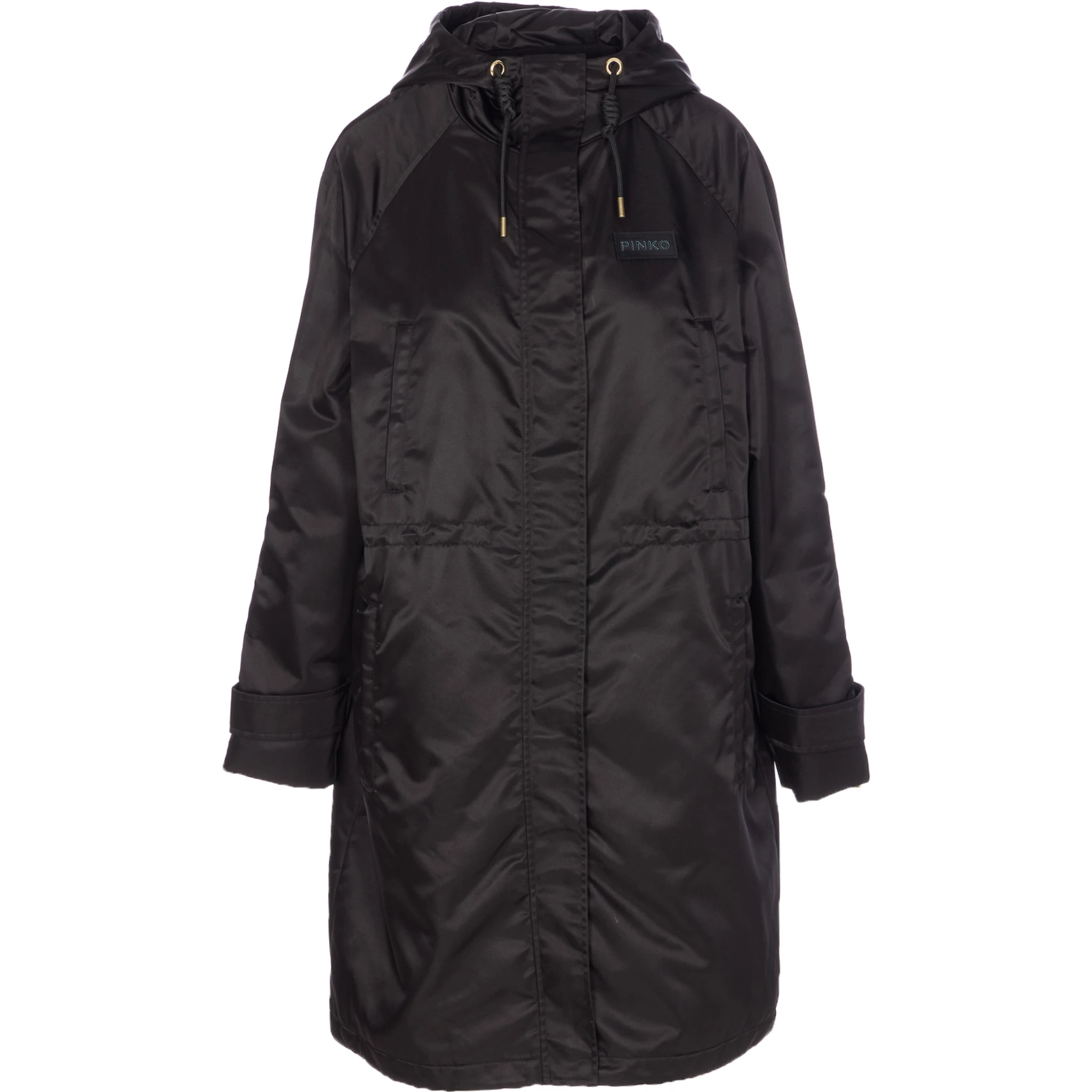Delma hooded drawstring coat