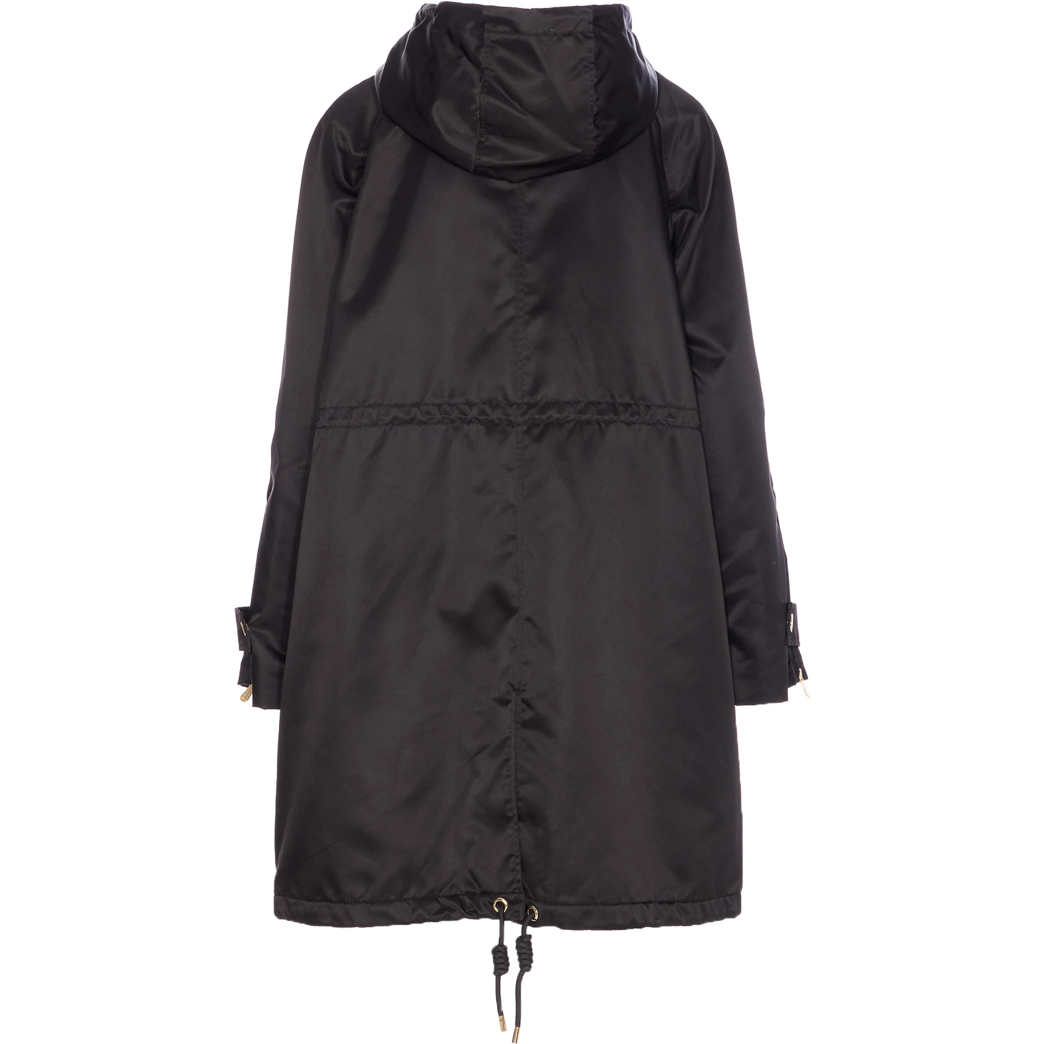 Delma hooded drawstring coat