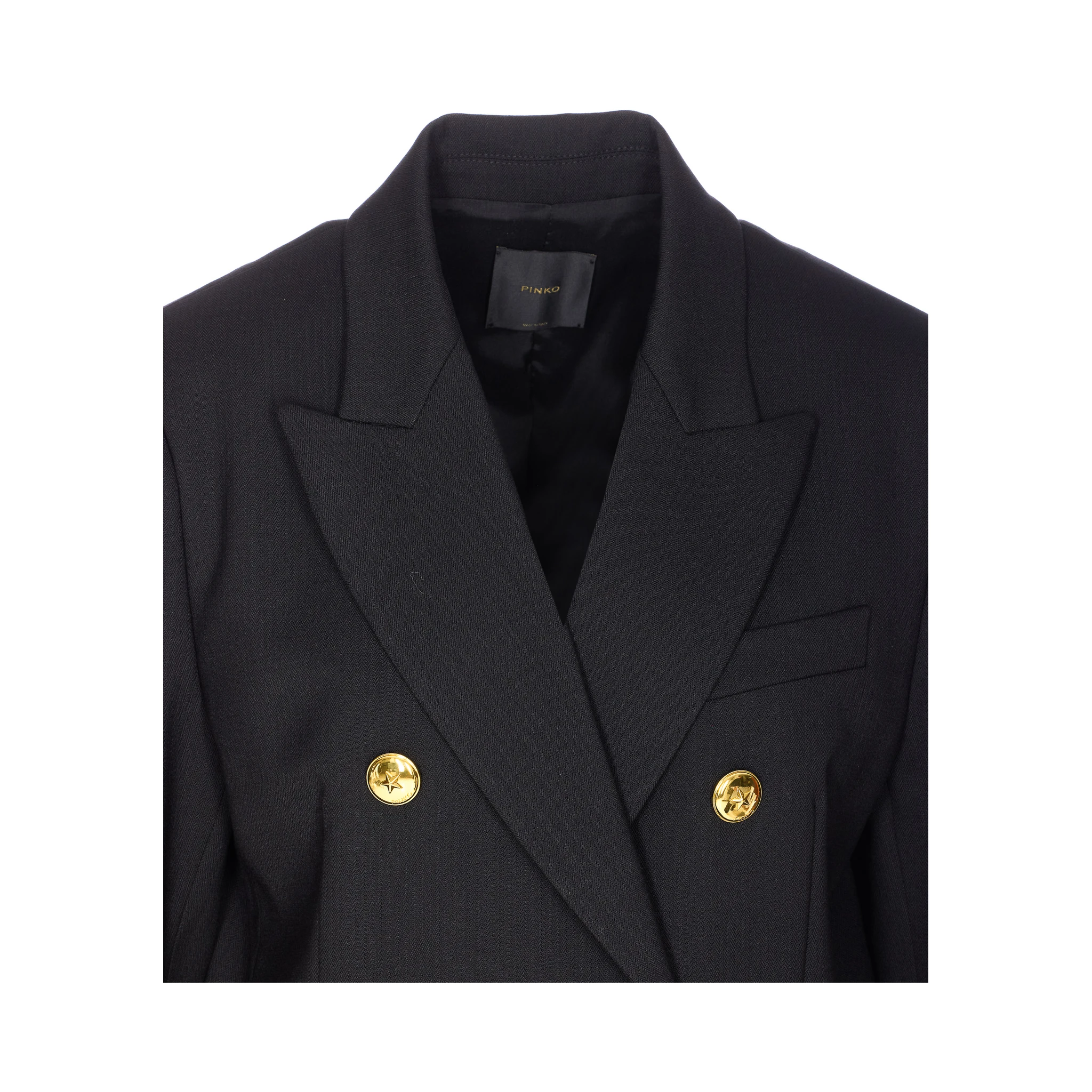 double-breasted pizza coat