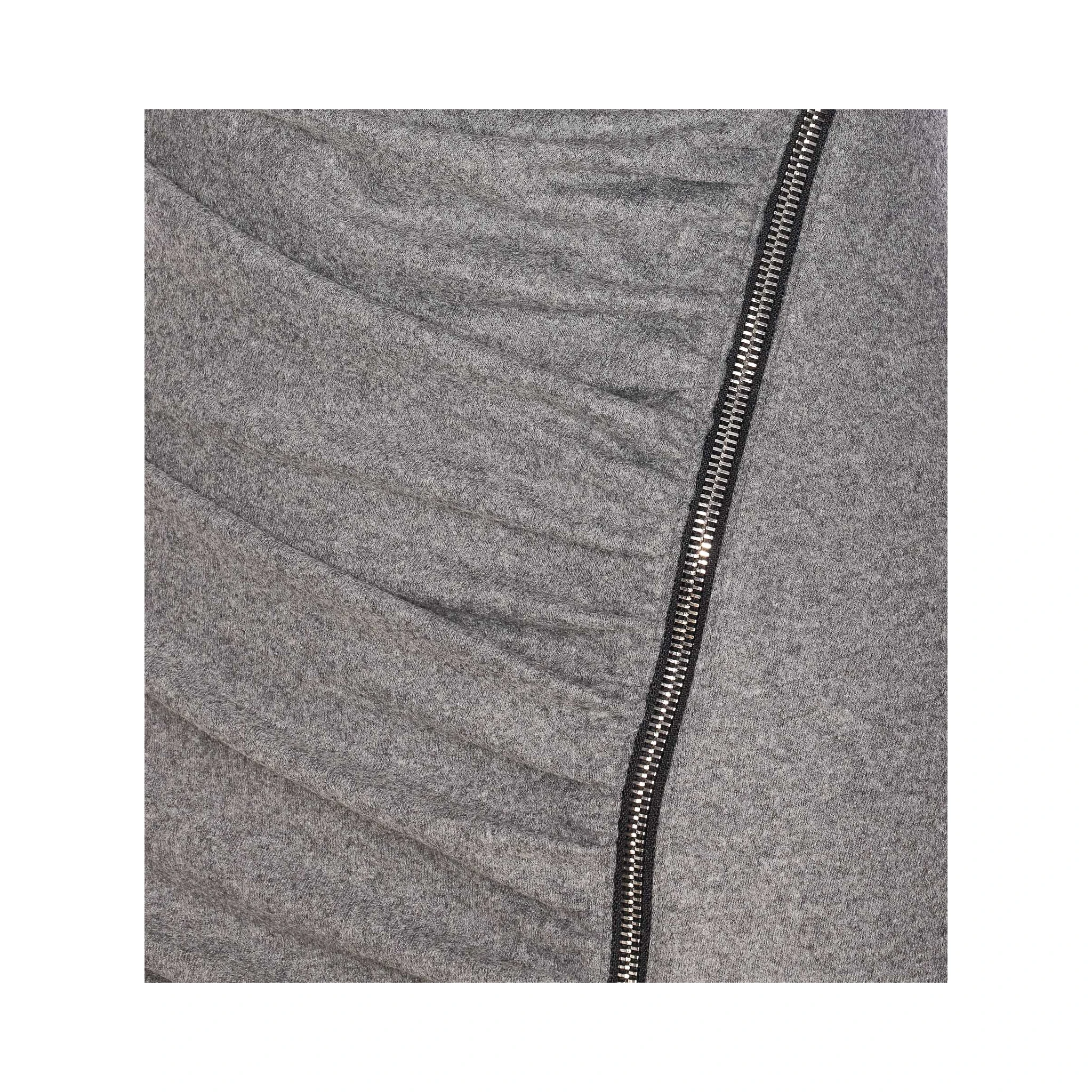 long-sleeve ruched dress