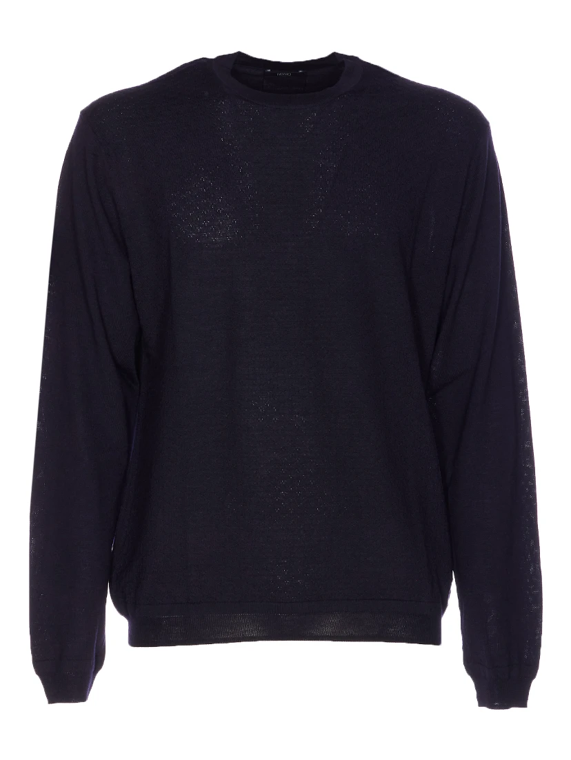 crewneck long-sleeves sweater