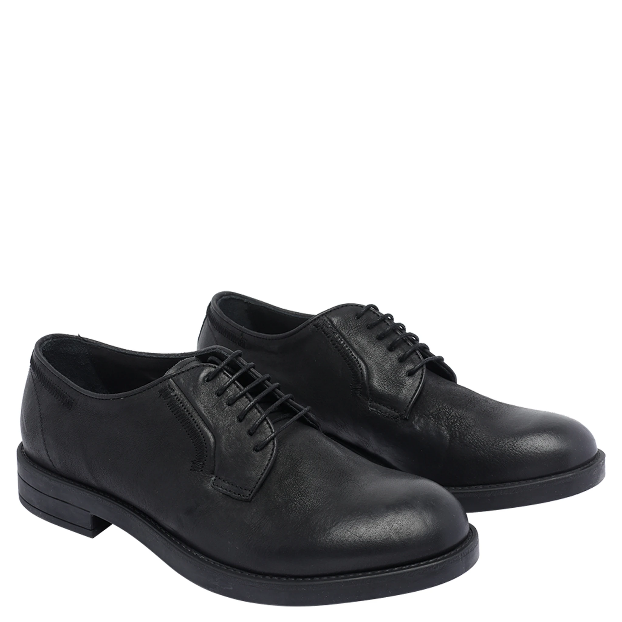 Leather Lace-Up Shoes