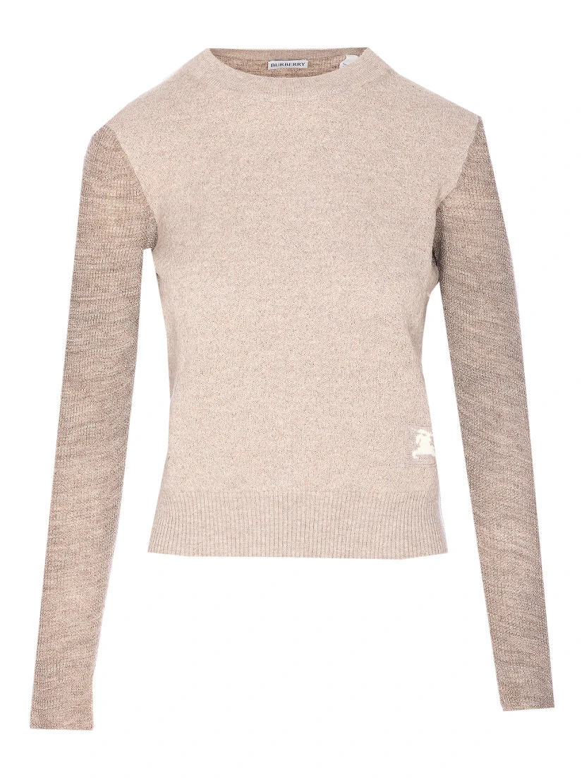 Burberry EKD Logo Patch Knitted Jumper