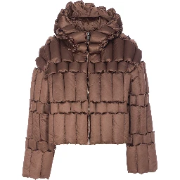 hooded padded jacket