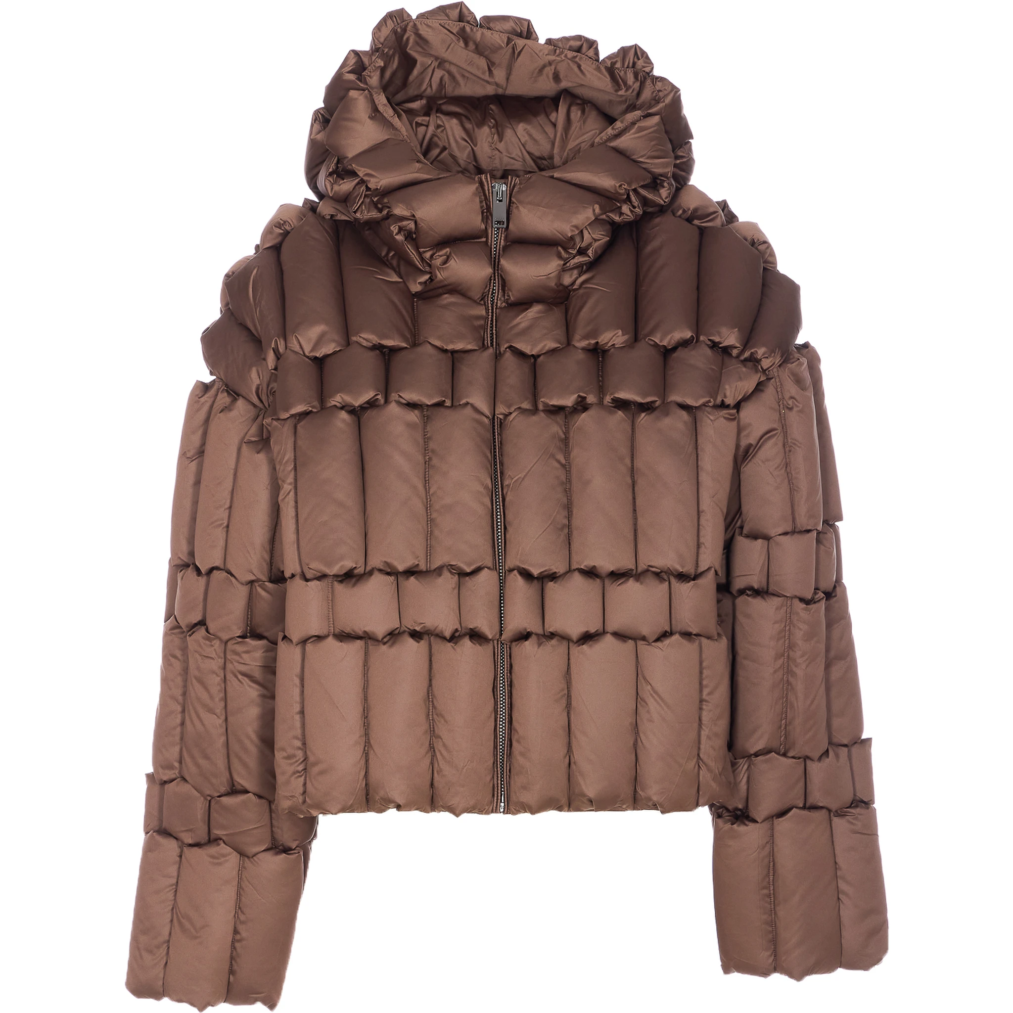 hooded padded jacket