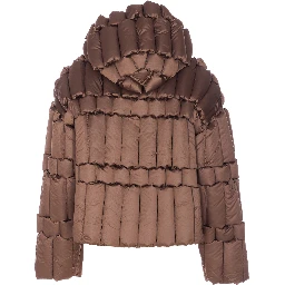 hooded padded jacket