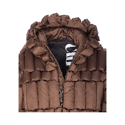 hooded padded jacket