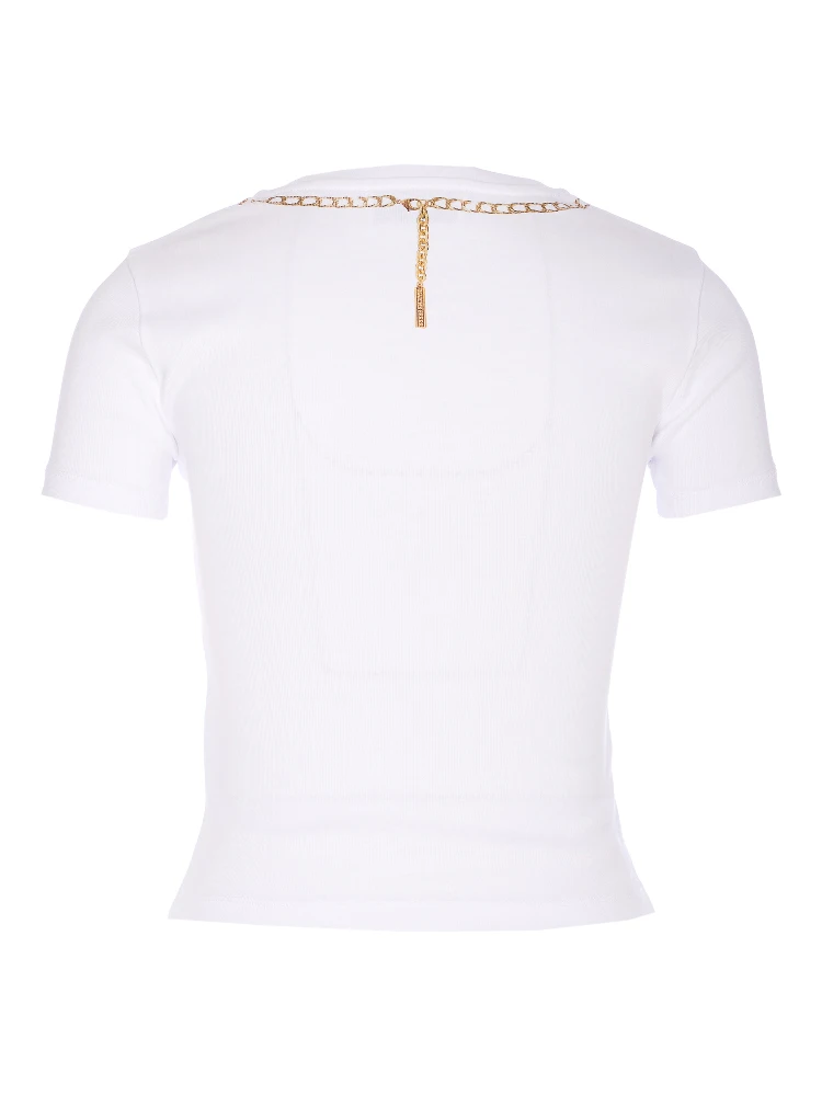 Tromp l'oeil jewel-embellished T-shirt alternative