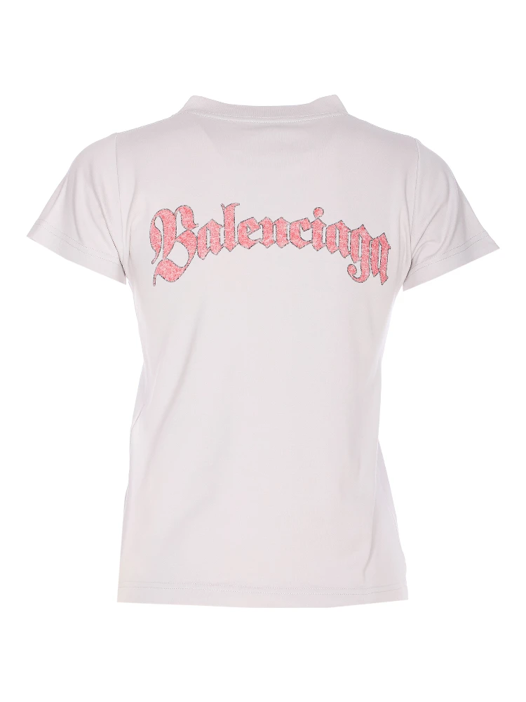 logo-print crew-neck T-shirt alternative