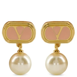 VLogo earrings