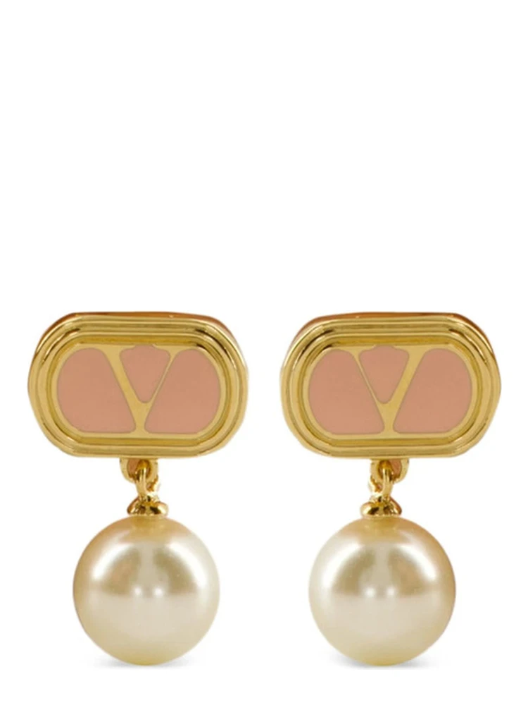 VLogo earrings