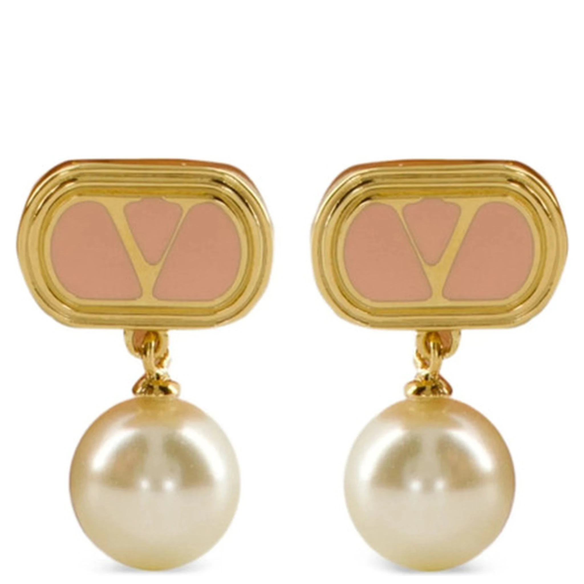 VLogo earrings