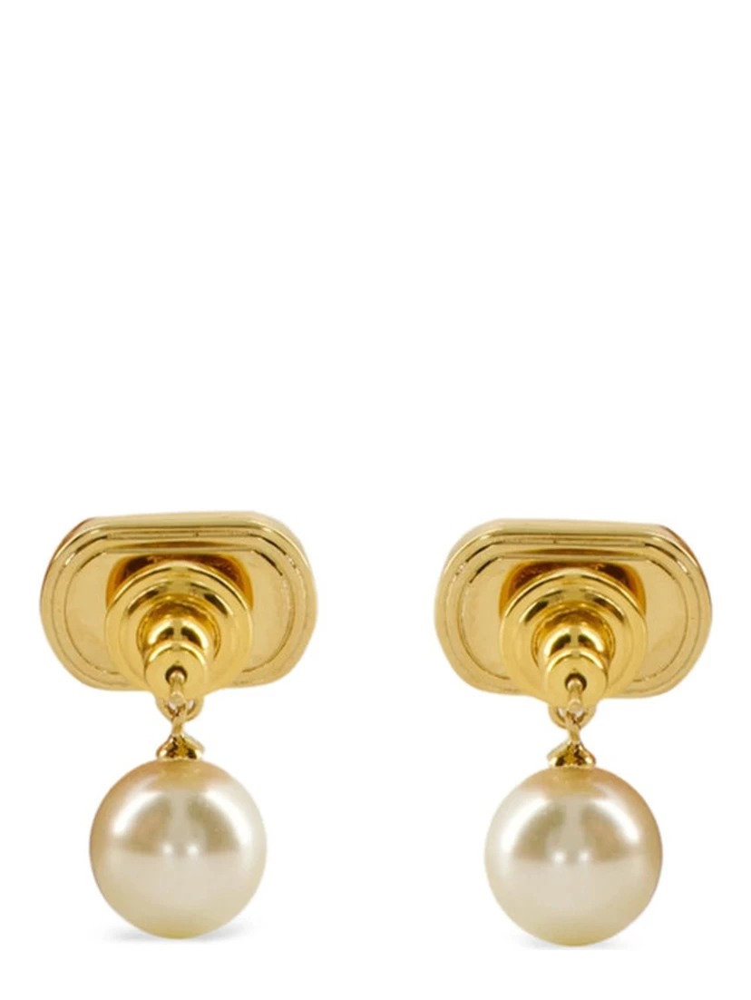 VLogo earrings