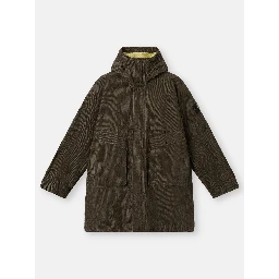 Parka with hood and removable lining