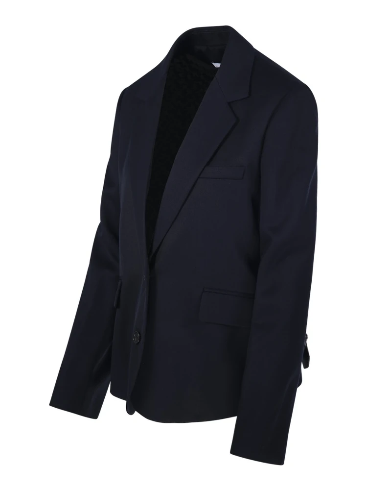 Tailored jacket in wool alternative